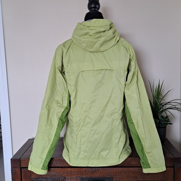 Columbia Packable Jacket Women's Small Green Soft Shell Lightweight Windbreaker - Picture 3 of 16